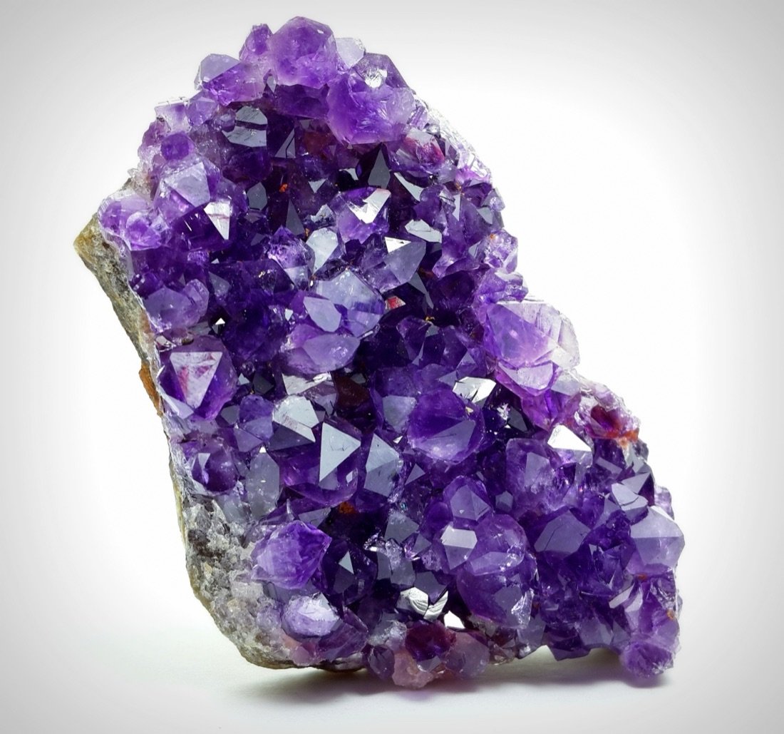 Raw amethyst specimen