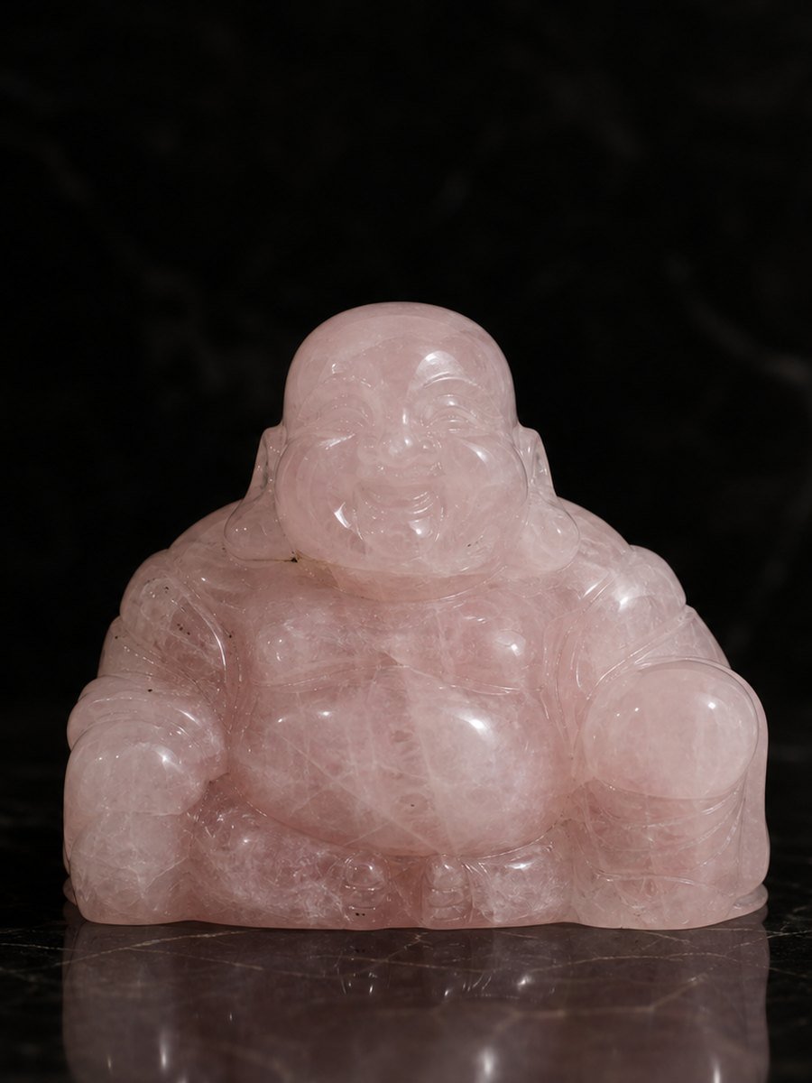 Rose Quartz Buddha